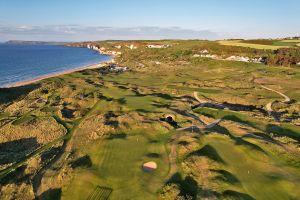 Royal Portrush 8th And 6th Greens Aerial